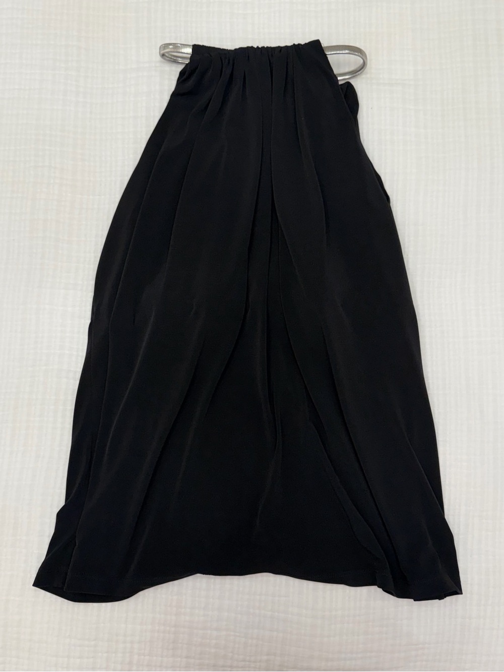 calvin klein black silver necklace halter top